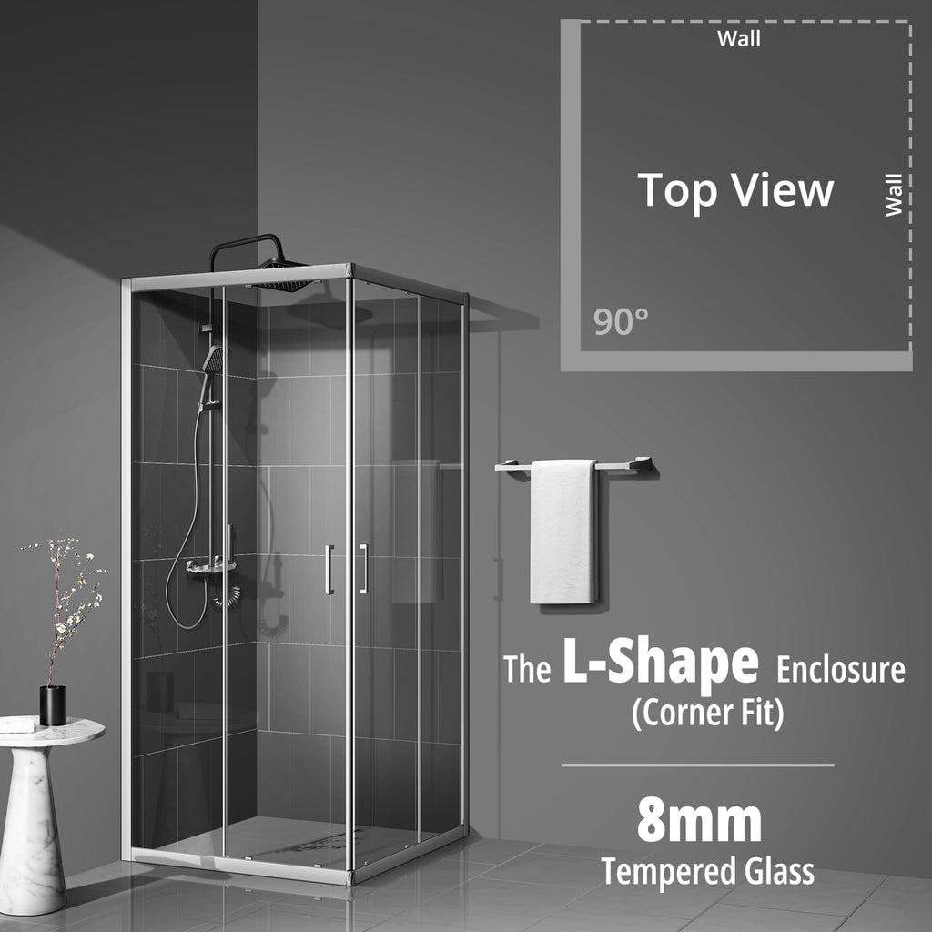 Shower Screen (90 x 200cm)