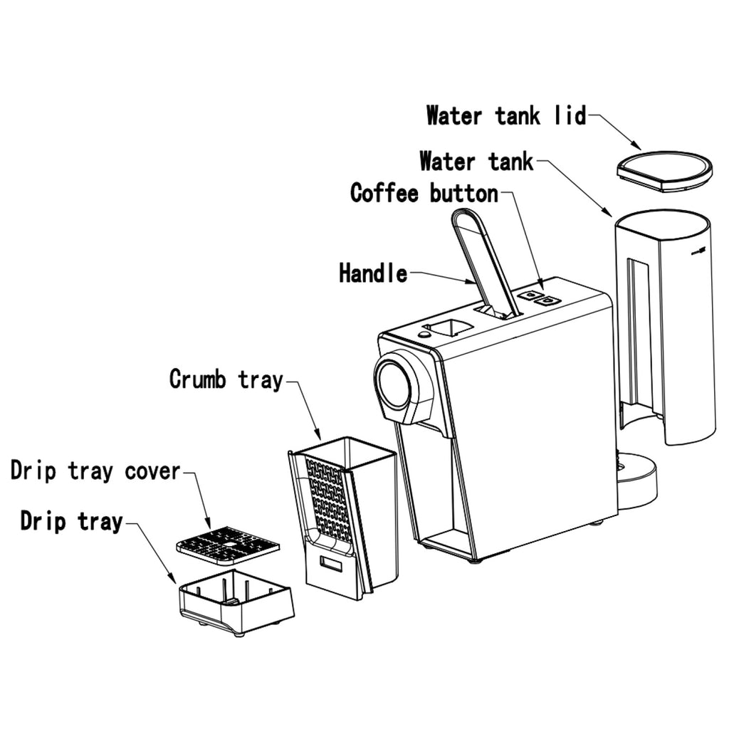 Coffee Machine & Tray Bundle