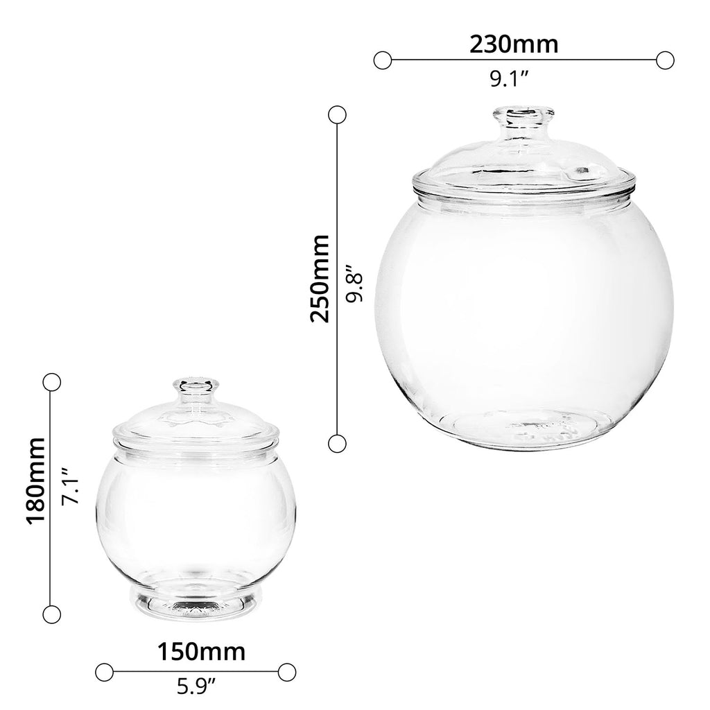 Plastic Jar (2 PCs)