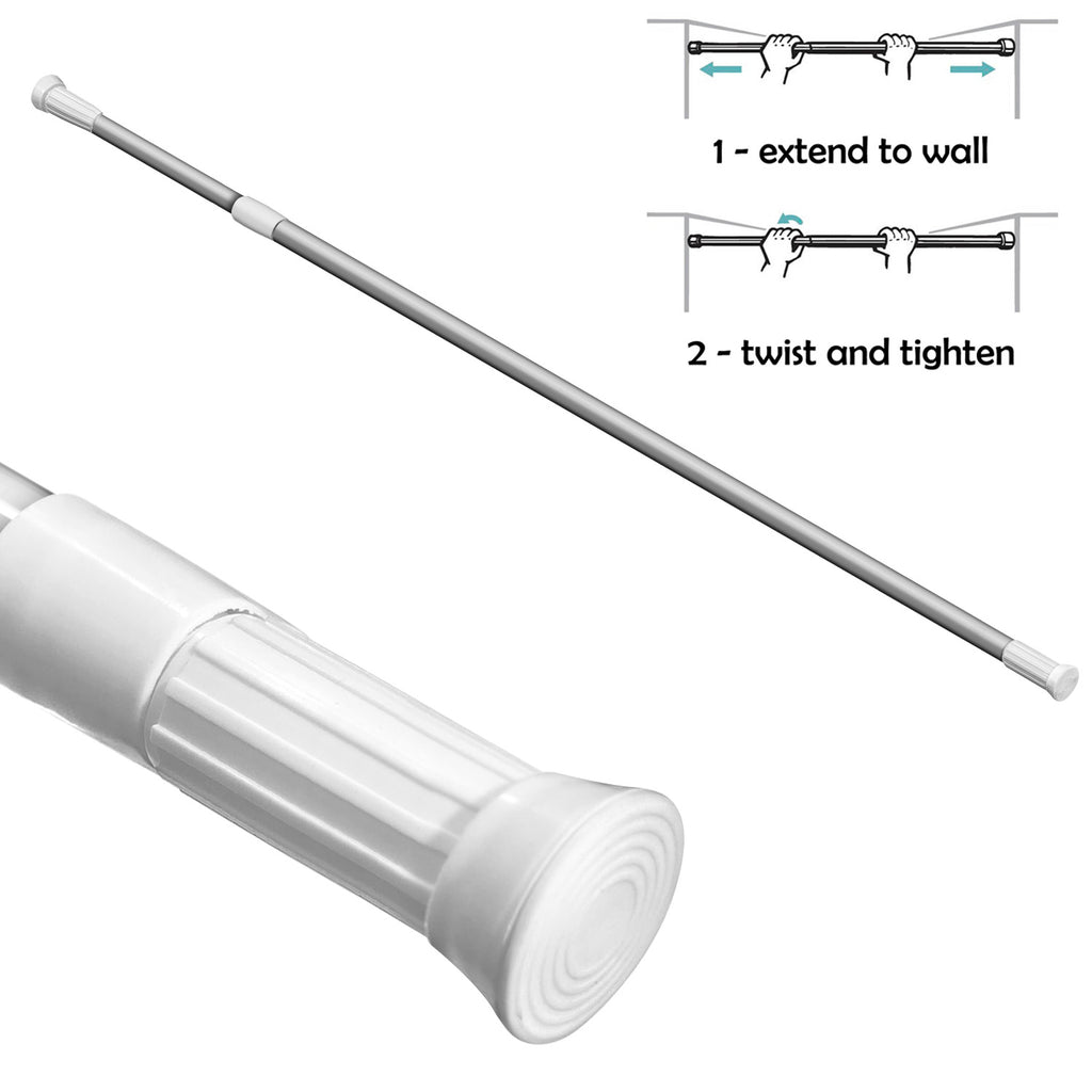 Shower Curtain Rod (110 - 200cm) - Asters Maldives