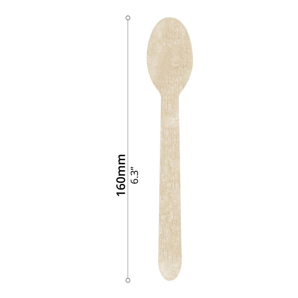 50-Pcs Wooden Spoon (6")