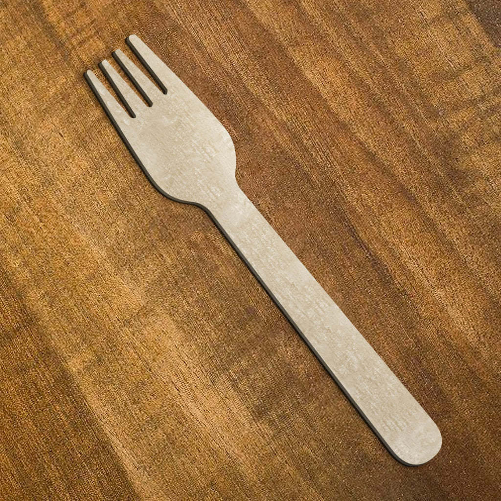 50-Pcs Wooden Fork (6")