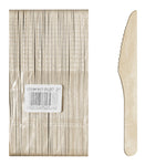 50-Pcs Wooden Knife (6")