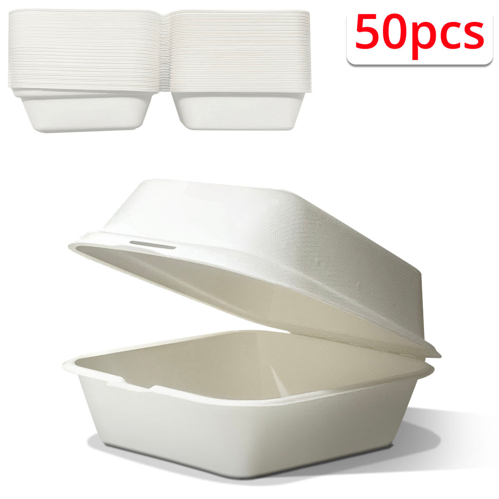 50-pcs Food Container (6" x 6")