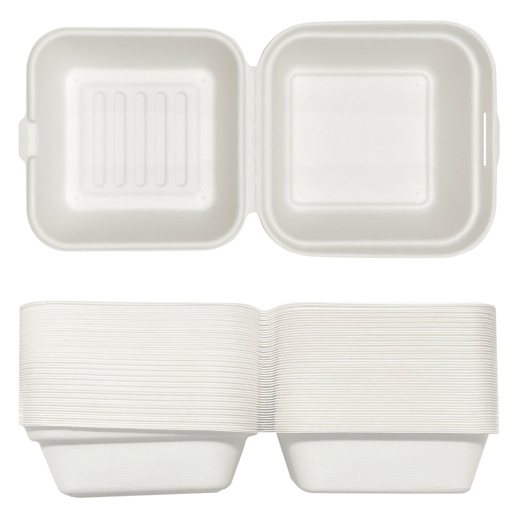50-pcs Food Container (6" x 6")