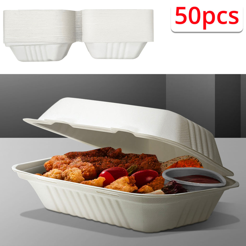 50-pcs Food Container (9" x 6")