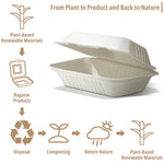 50-pcs Food Container (9" x 6")