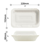 50-pcs Food Container (9" x 6")