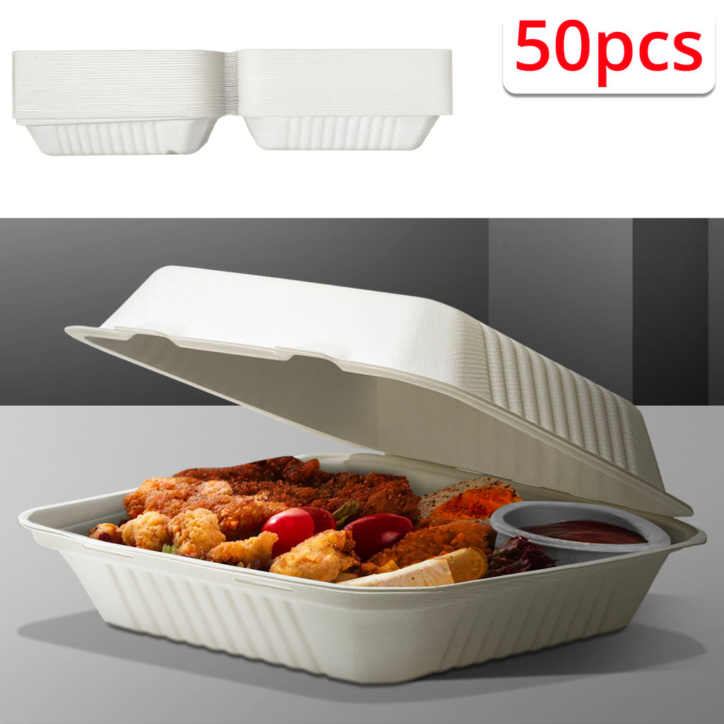 50-pcs Food Container (9" x 9")