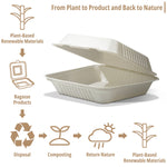 50-pcs Food Container (9" x 9")