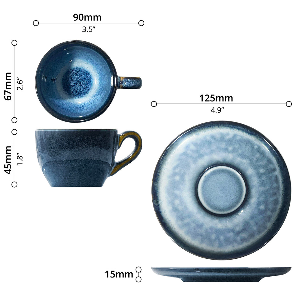 Coffee Cup with Saucer (90ml)
