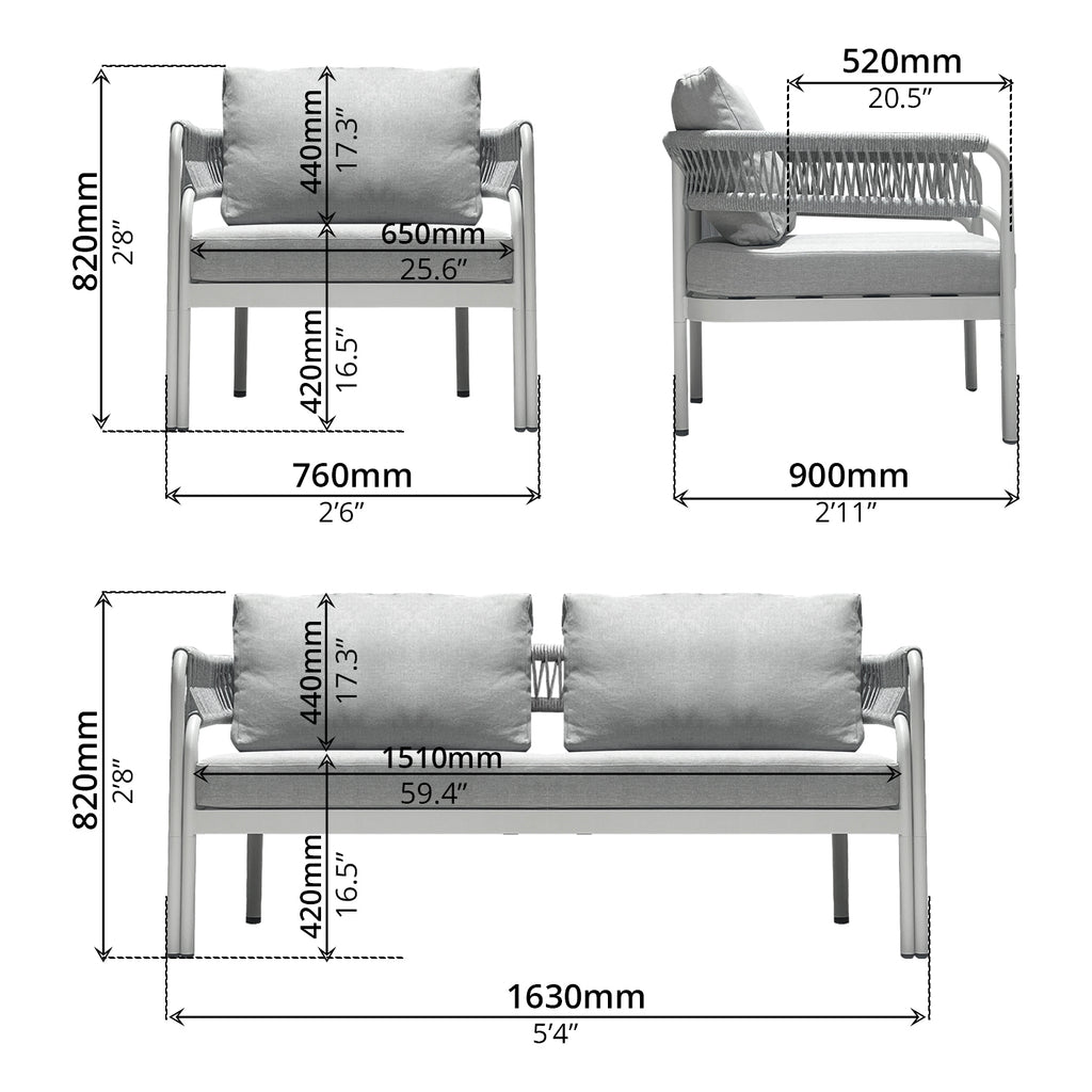 Outdoor-Lounge Set