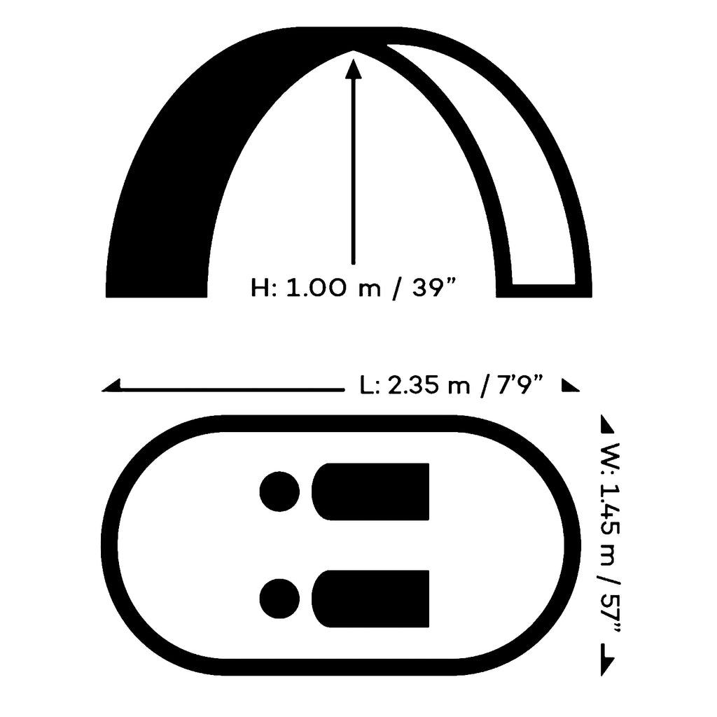 Camping Tent (for 2 People)