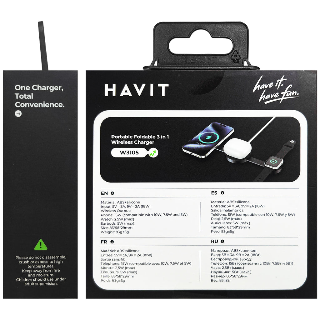 Wireless Charger (3-in-1)