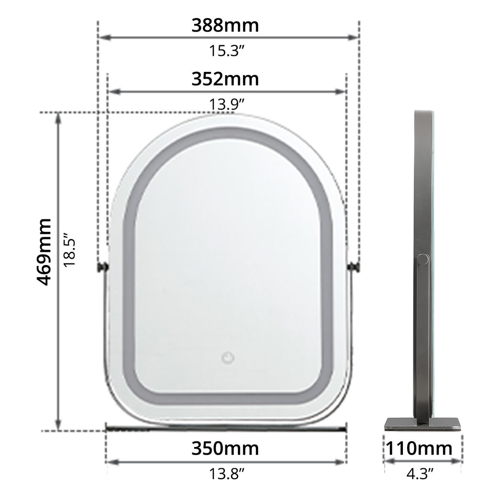 LED Mirror (39 x 47cm)