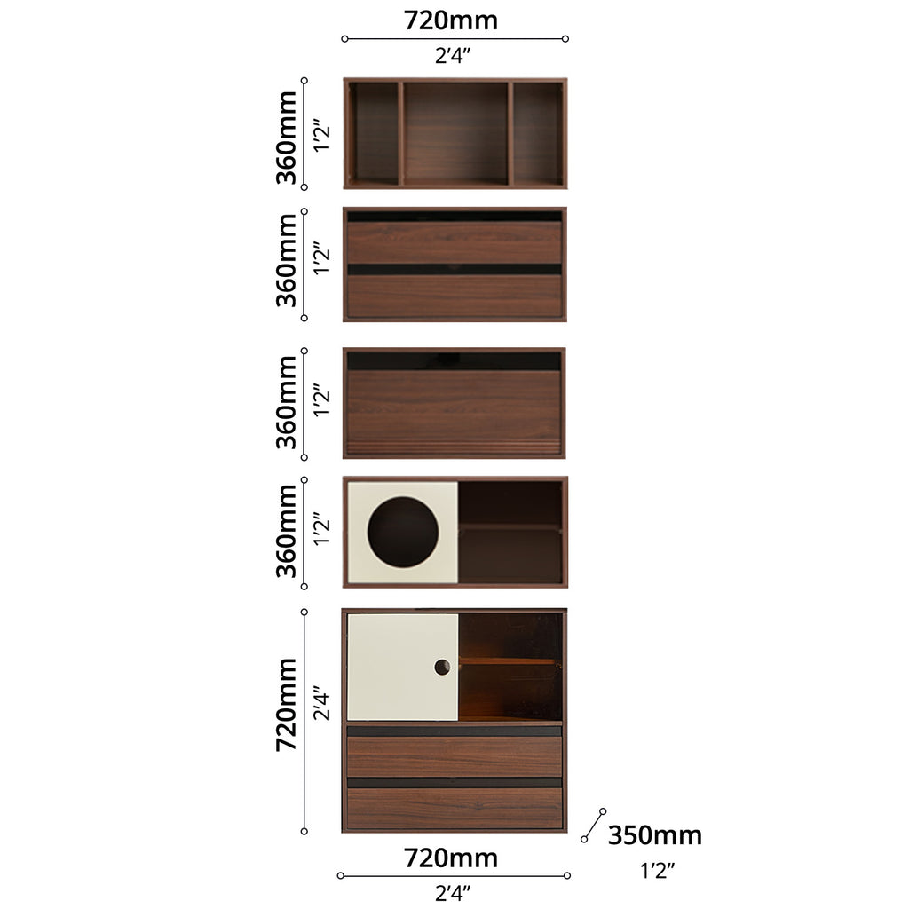 5-Modular Display Cabinets