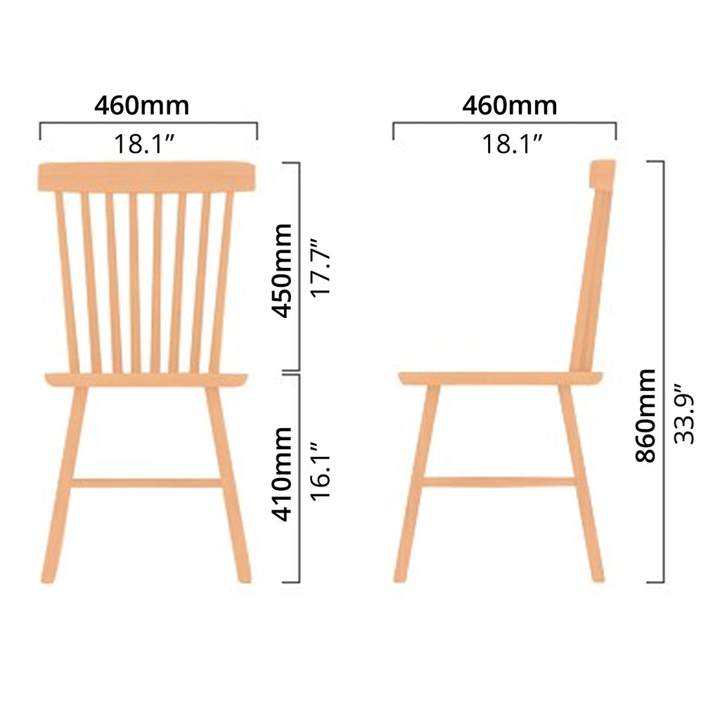 Dining Chair (2 PCs)