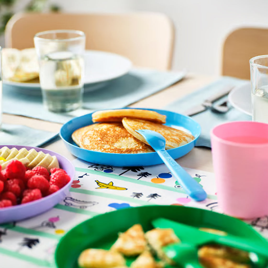 4-pcs Plastic Plate (Ø7")