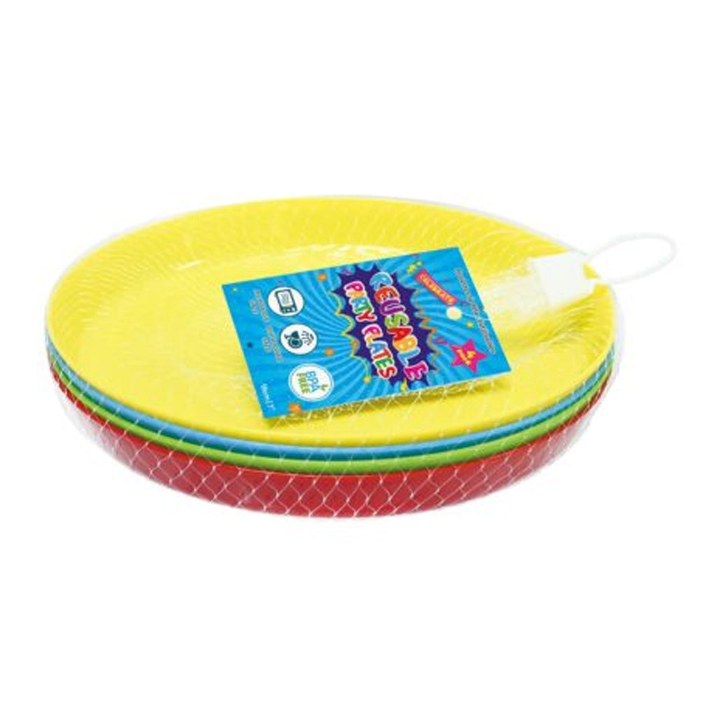 4-pcs Plastic Plate (Ø7")