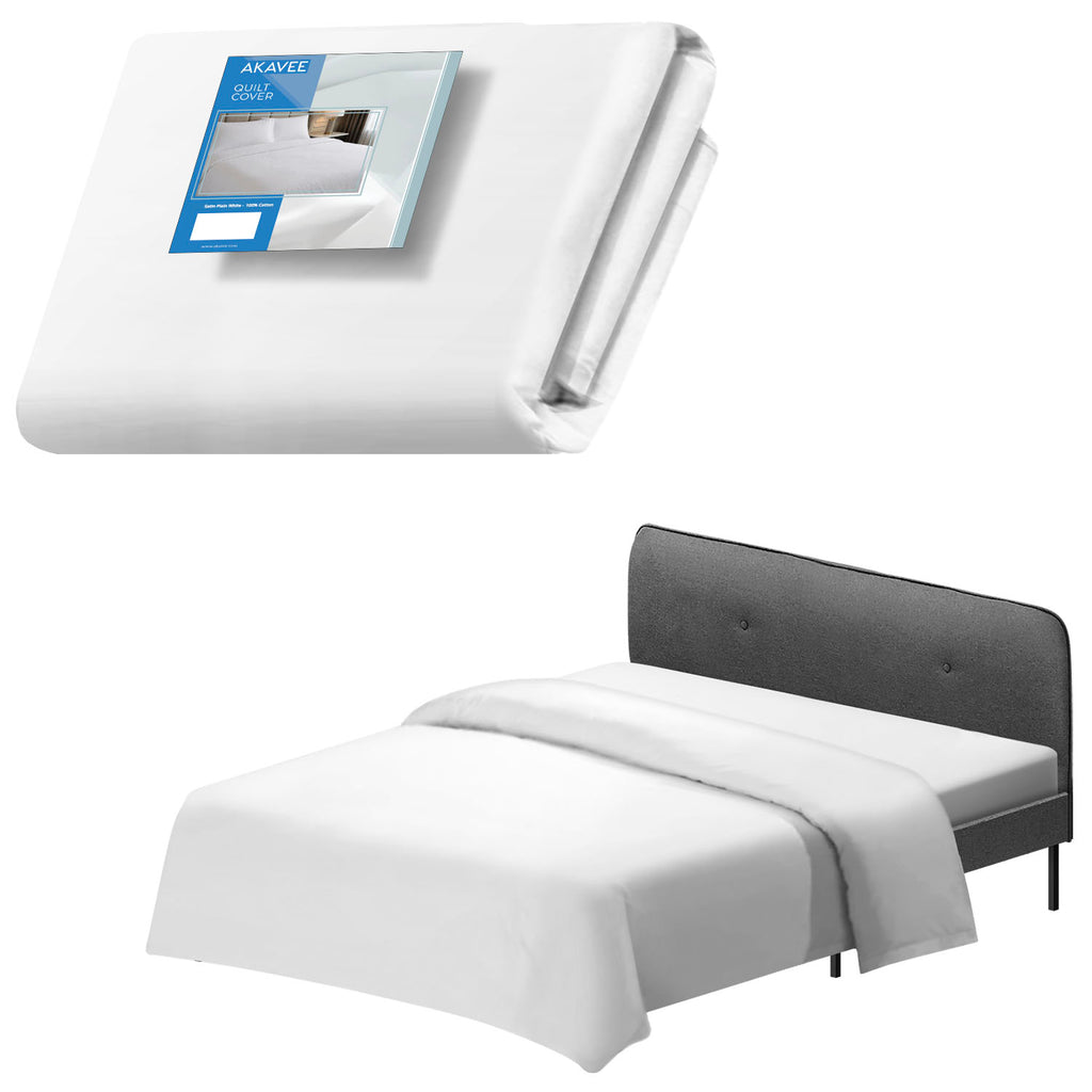 Quilt Cover, 400TC Plain (Queen/King)