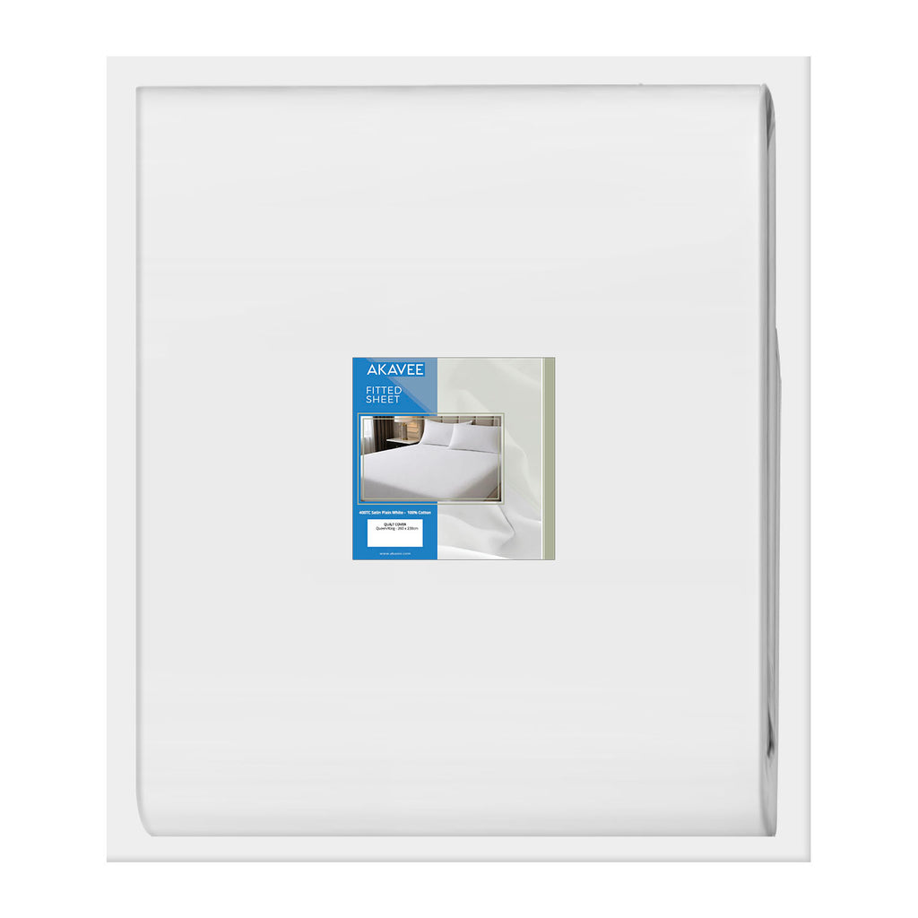 Quilt Cover, 400TC Plain (Queen/King)