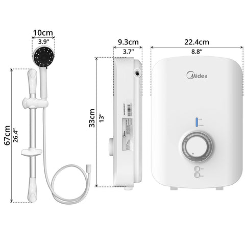 Water Heater with Shower Set