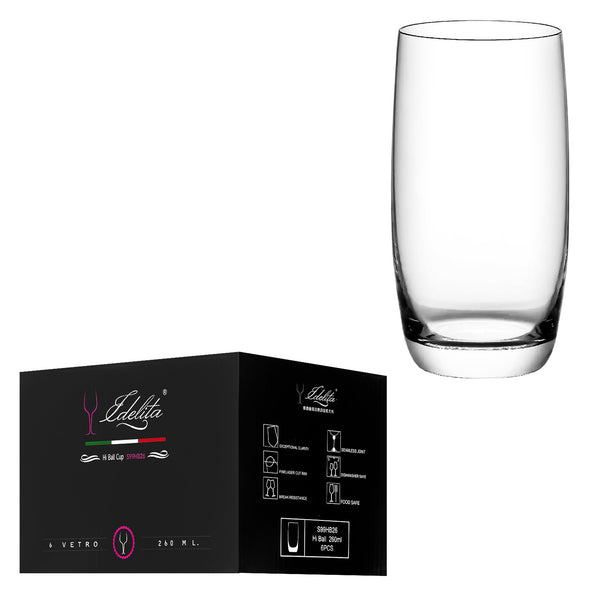 6-pcs Drinking Glass (260ml)
