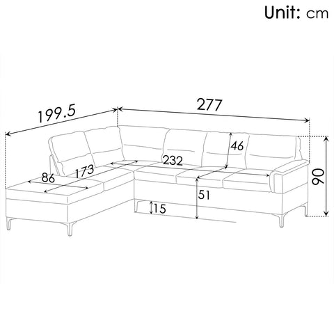 Sofa (Left-Side) - Asters Maldives