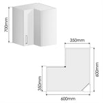 Corner Wall Cabinet (Melamine) - Asters Maldives