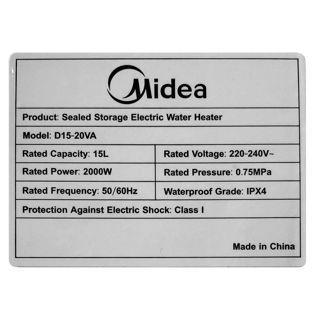 Water Heater (15L) - Asters Maldives