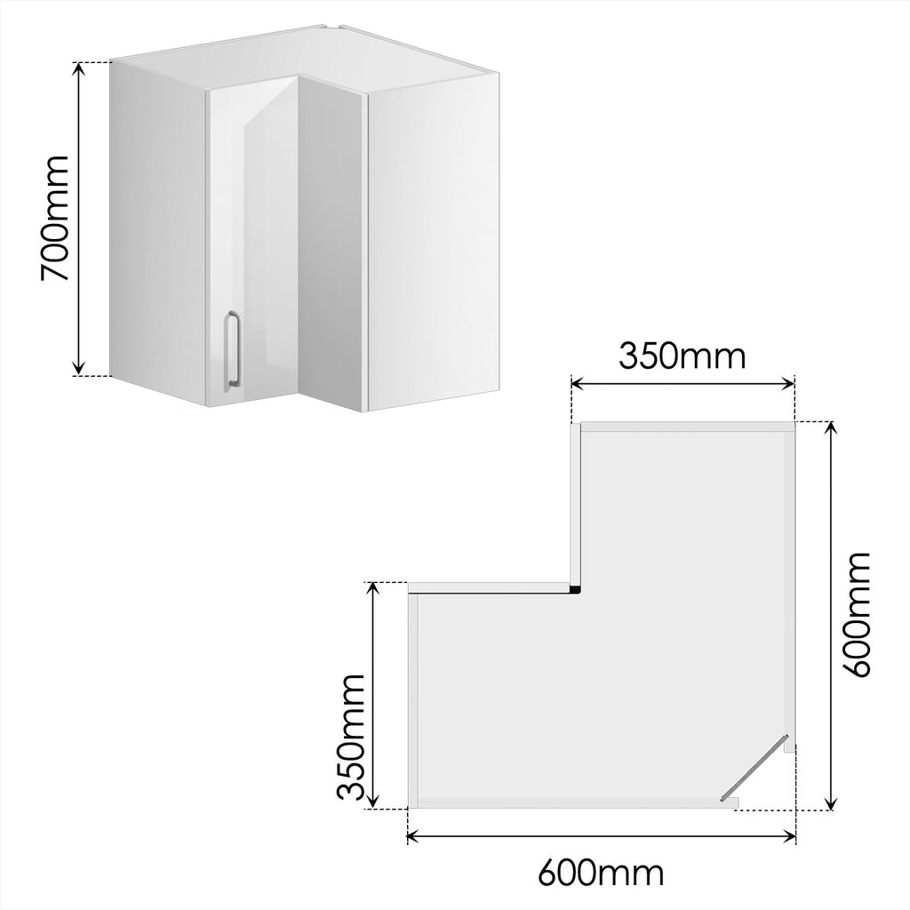 Corner Wall Cabinet (Lacquer) - Asters Maldives