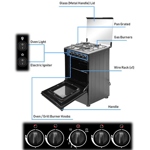 Freestanding Oven - Asters Maldives