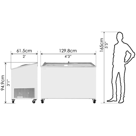 Chest Freezer (313L) - Asters Maldives