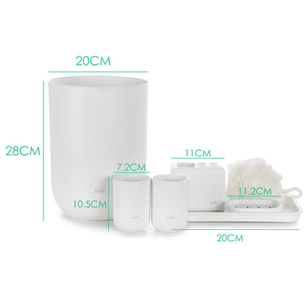 Bathroom Accessory Set (7 Pcs) - Asters Maldives