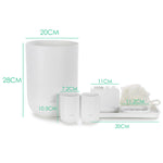 Bathroom Accessory Set (7 Pcs) - Asters Maldives