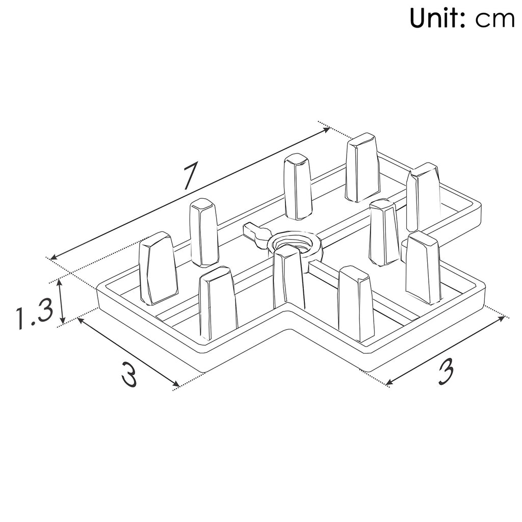 T Shape Bracket - Asters Maldives