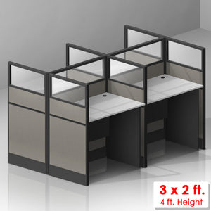 Partition Cluster of 4 with Table - Asters Maldives
