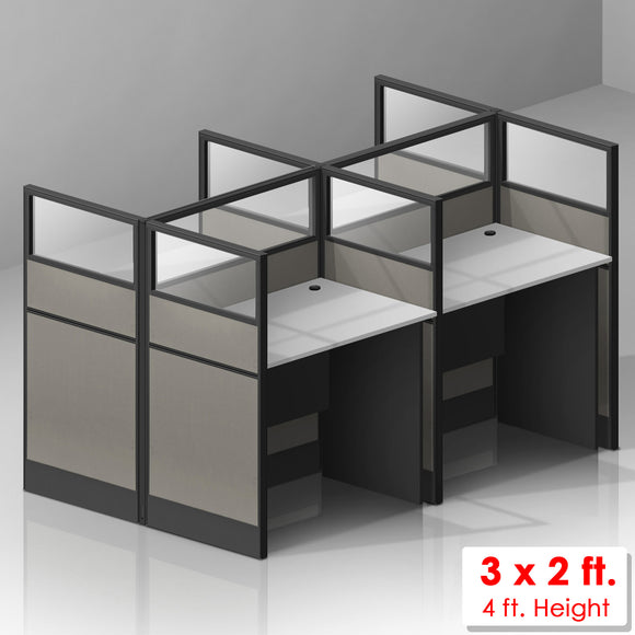 Partition Cluster of 4 with Table - Asters Maldives