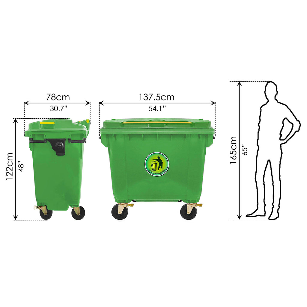 Dustbin (660L) - Asters Maldives