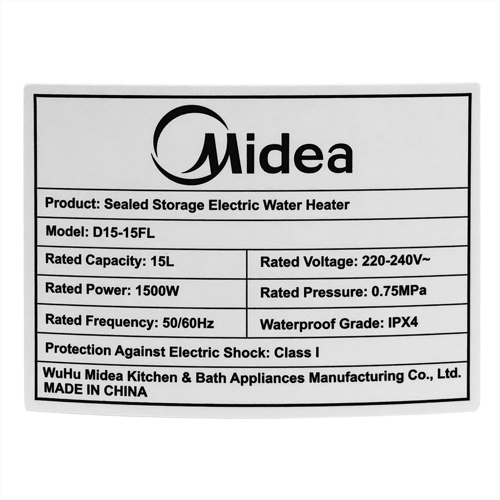 Water Heater (15L) - Asters Maldives