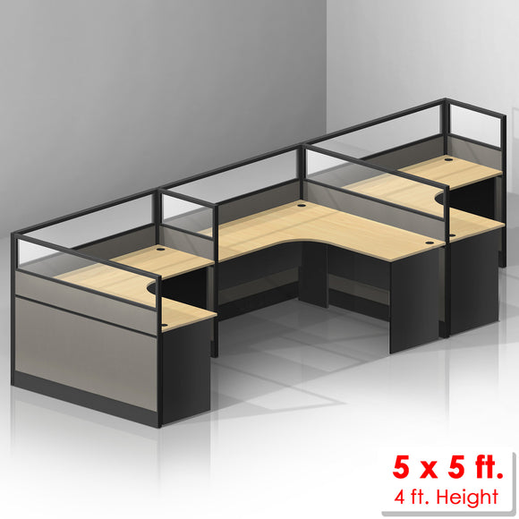Partition Cluster of 3 with Table - Asters Maldives