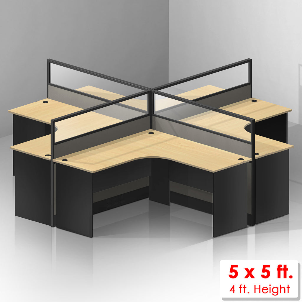 Partition Cluster of 4 with Table - Asters Maldives