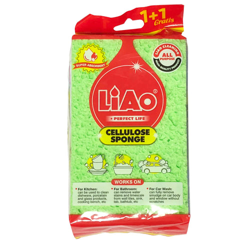 Cellulose Sponge (2 Pcs) - Asters Maldives