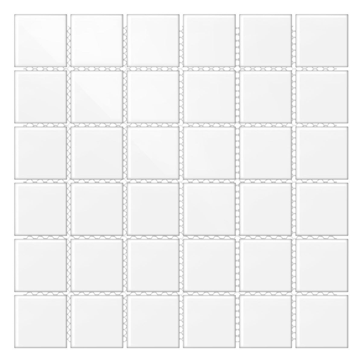 Sundare (TCY4811) 30x30cm Porcelain Mosaic Wall Tile, White– Asters ...