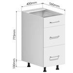 Drawer Cabinet (Melamine) - Asters Maldives