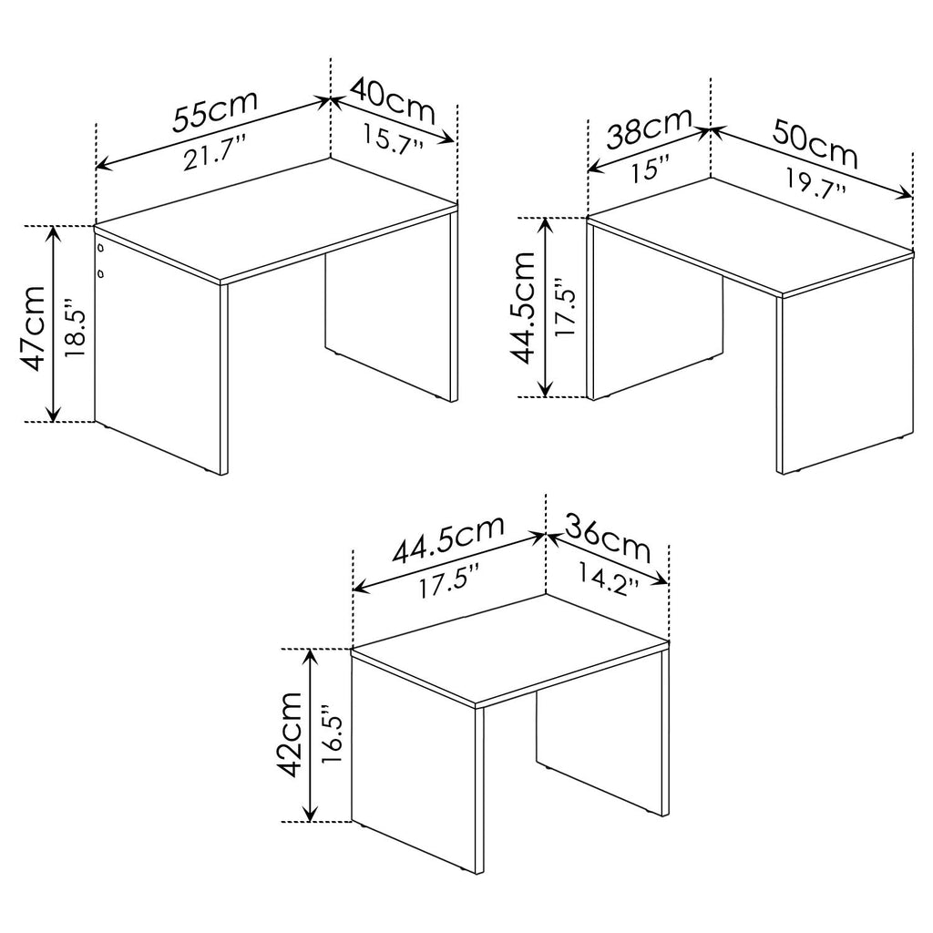 Coffee Table (3 PCs) - Asters Maldives
