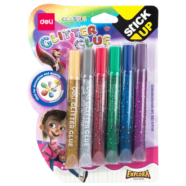 Glitter Glue (6 PCs)