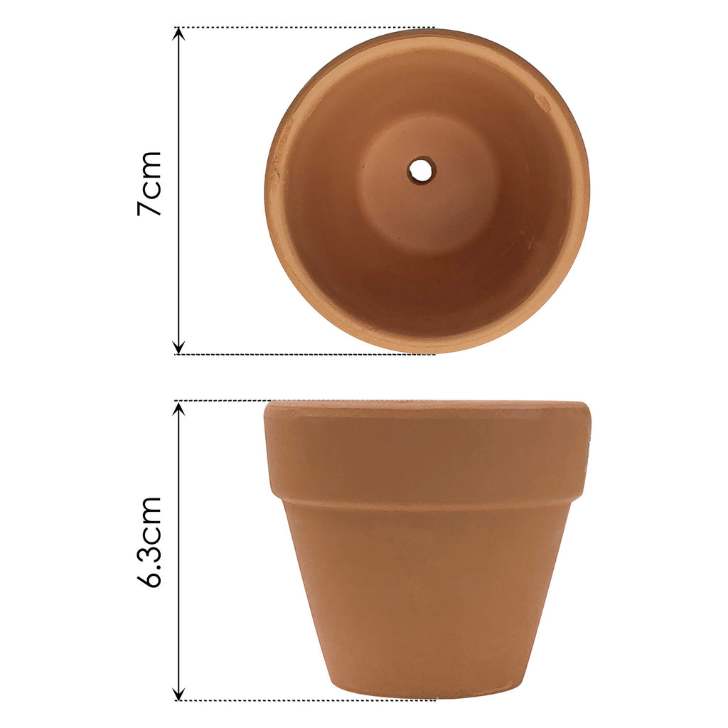 Plant Pot, 3 PCs (mini pots) - Asters Maldives