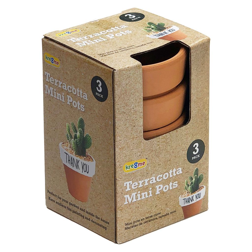 Plant Pot, 3 PCs (mini pots) - Asters Maldives