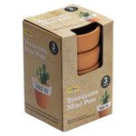 Plant Pot, 3 PCs (mini pots) - Asters Maldives